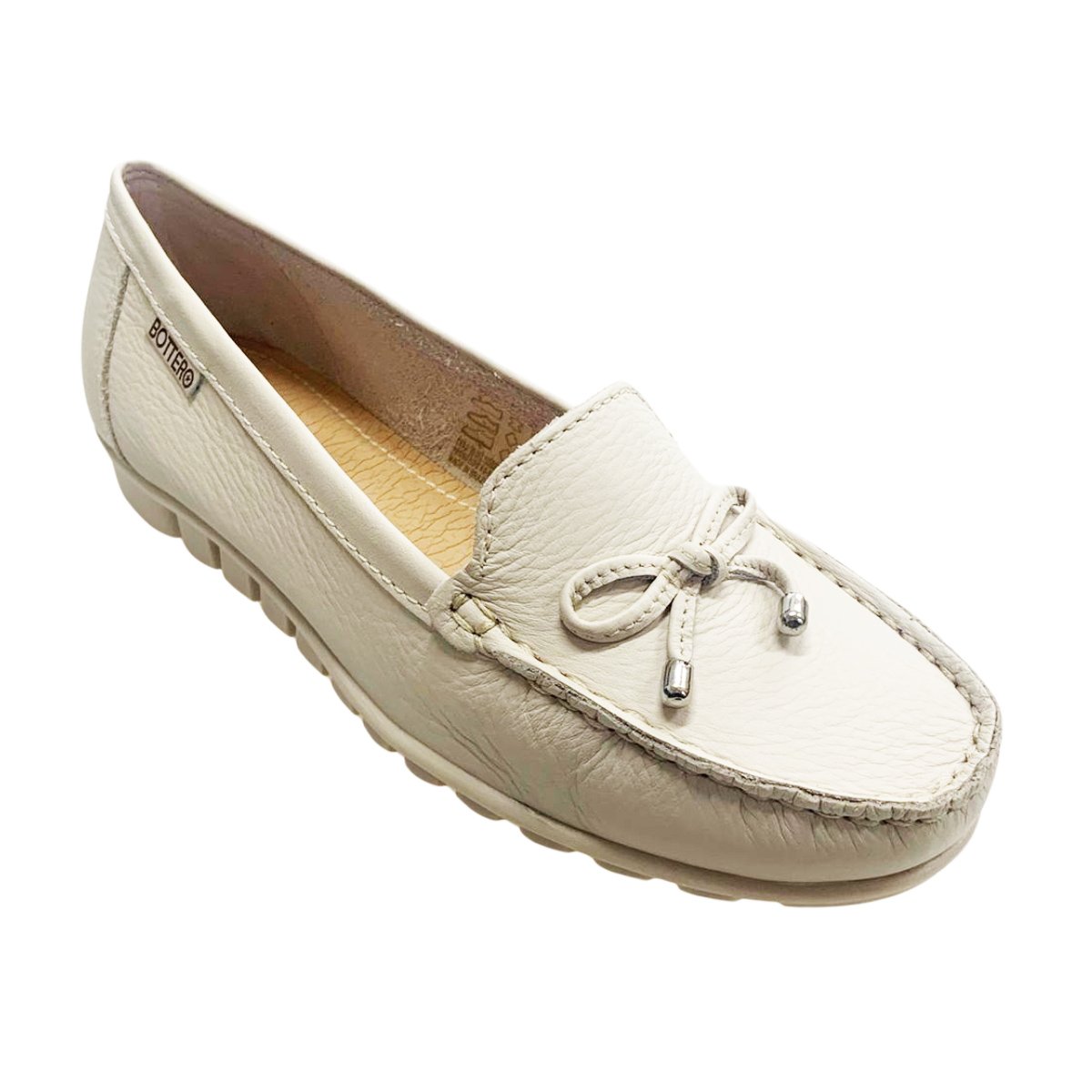 Bottero Mocassim Feminino Confortavel Premium  Branco 4