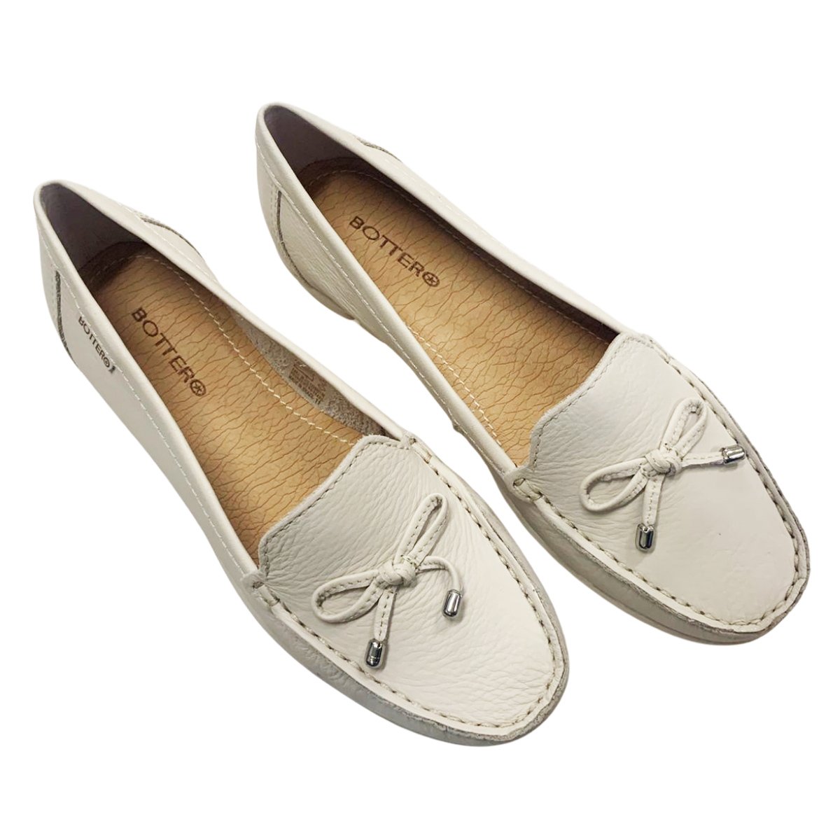Bottero Mocassim Feminino Confortavel Premium  Branco 7