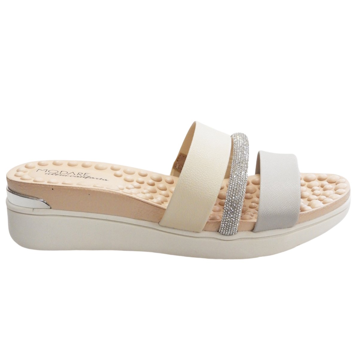 Modare Tamanco Feminino Confortavel Leve Ortopedico Branco 1