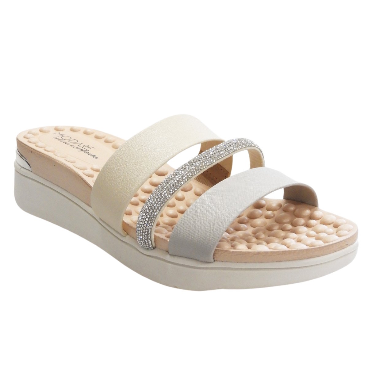 Modare Tamanco Feminino Confortavel Leve Ortopedico Branco 7