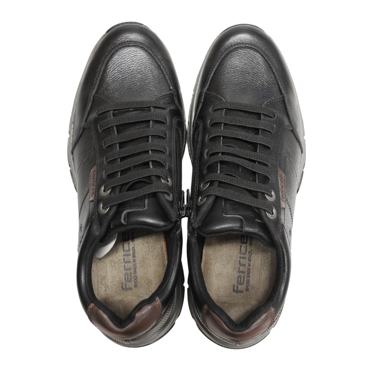 Ferricelli Sapatenis Masculino Material Premium Salto Interno Preto 3