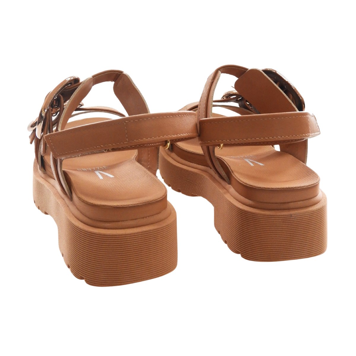 Vizzano Papete Tratorada com Fivela e Velcro Confortavel Marrom 3