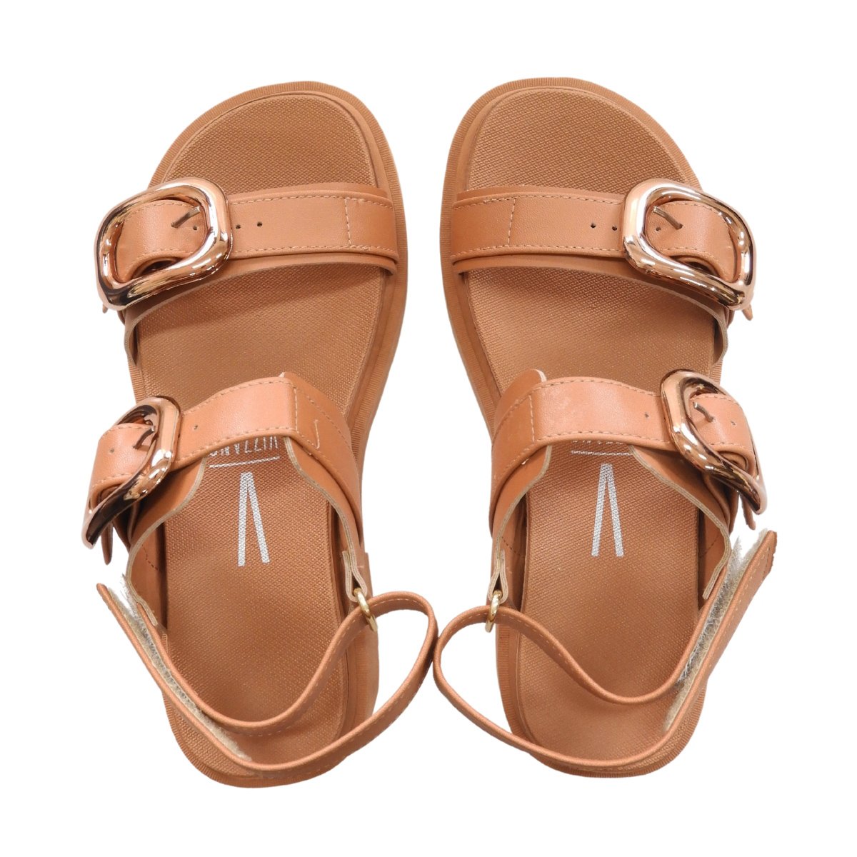 Vizzano Papete Tratorada com Fivela e Velcro Confortavel Marrom 4