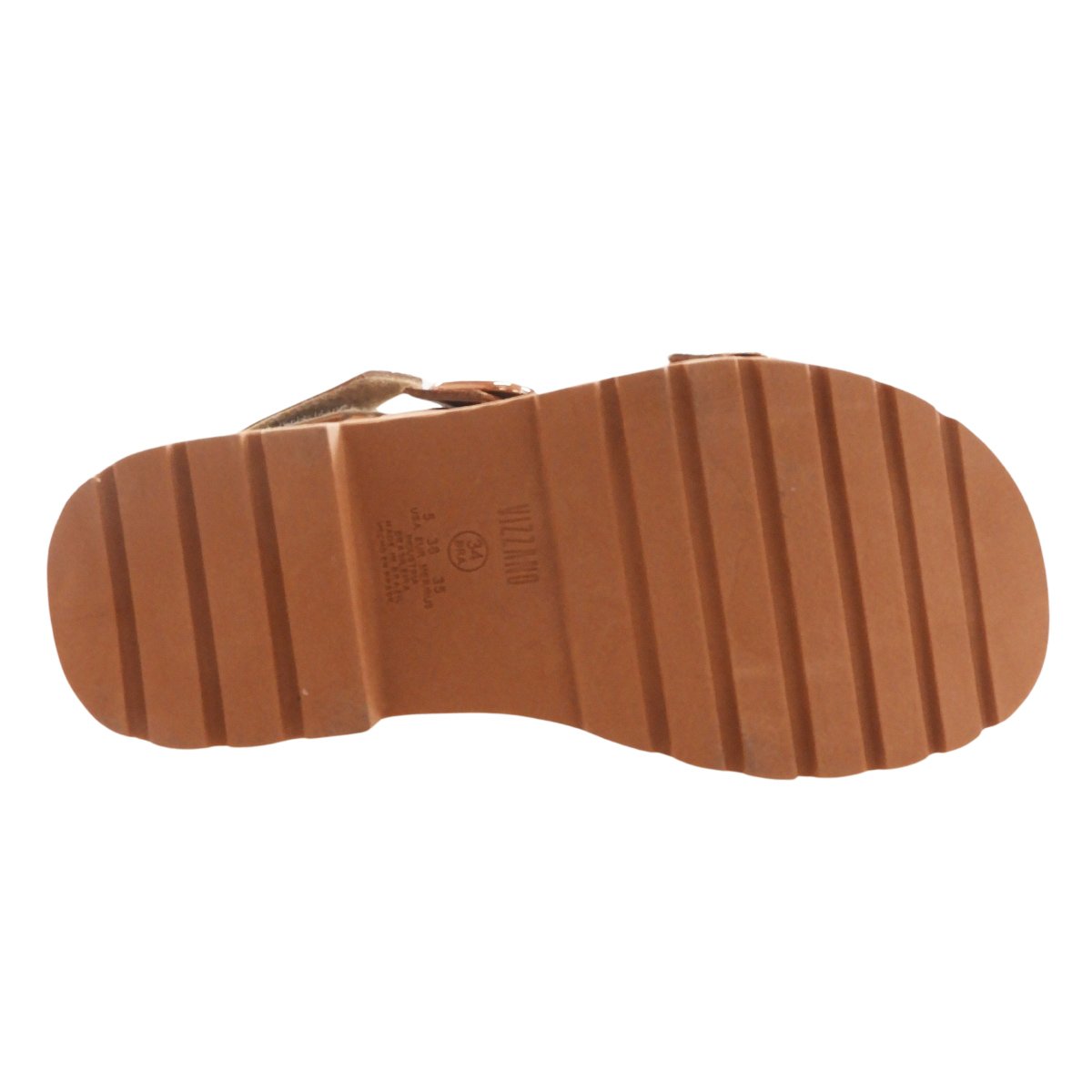 Vizzano Papete Tratorada com Fivela e Velcro Confortavel Marrom 5