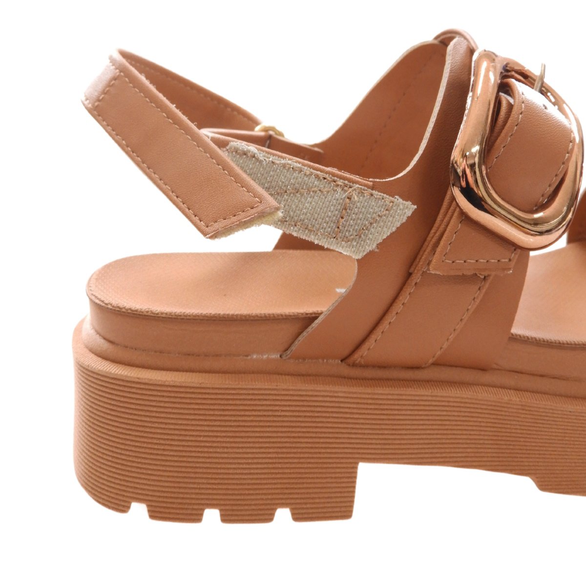 Vizzano Papete Tratorada com Fivela e Velcro Confortavel Marrom 6