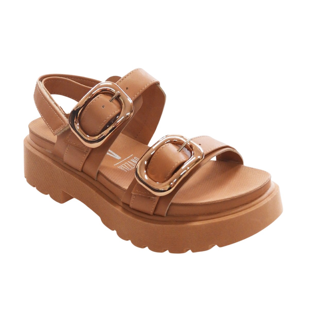 Vizzano Papete Tratorada com Fivela e Velcro Confortavel Marrom 7