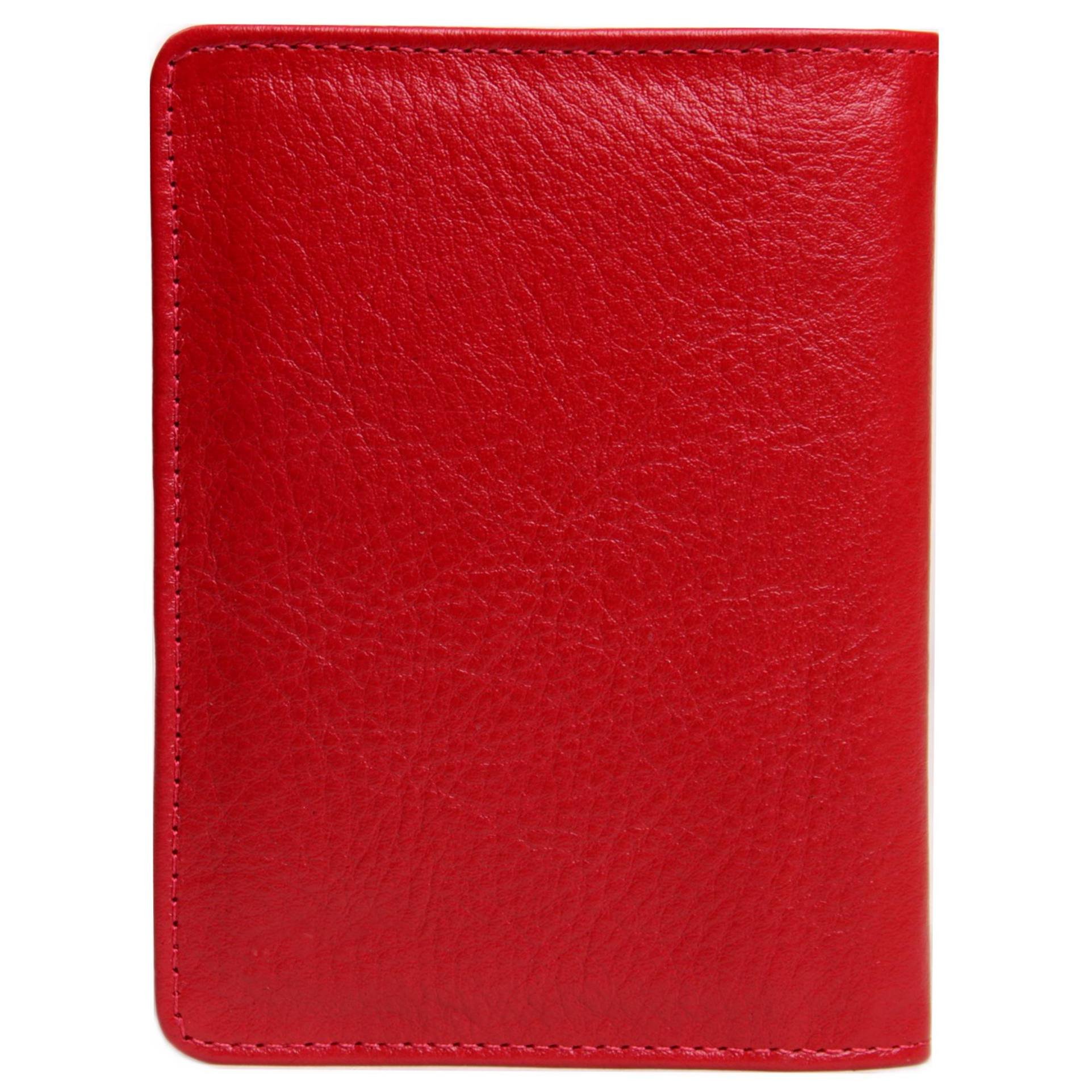 Porta Passaporte em Couro Antifurto Artlux 400 Vermelho