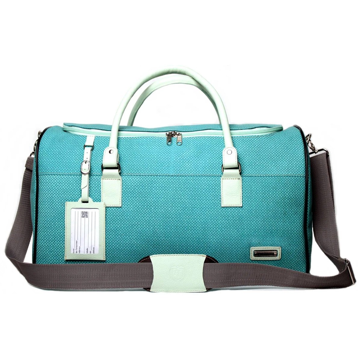 Bolsa de Viagem 100% em Couro Artlux 9043 Verde 5