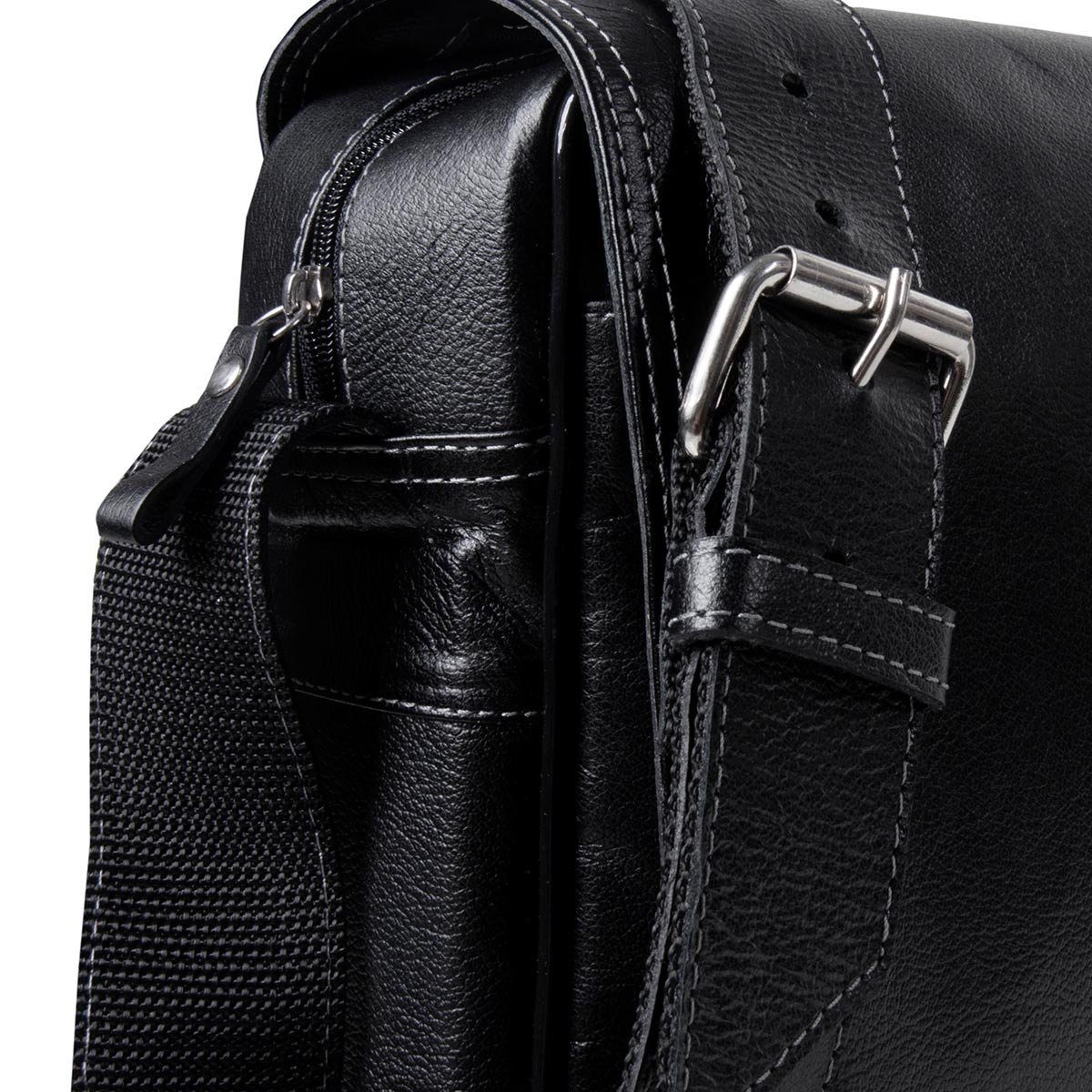 Bolsa Transversal em Couro Artlux 1202 Preto 6