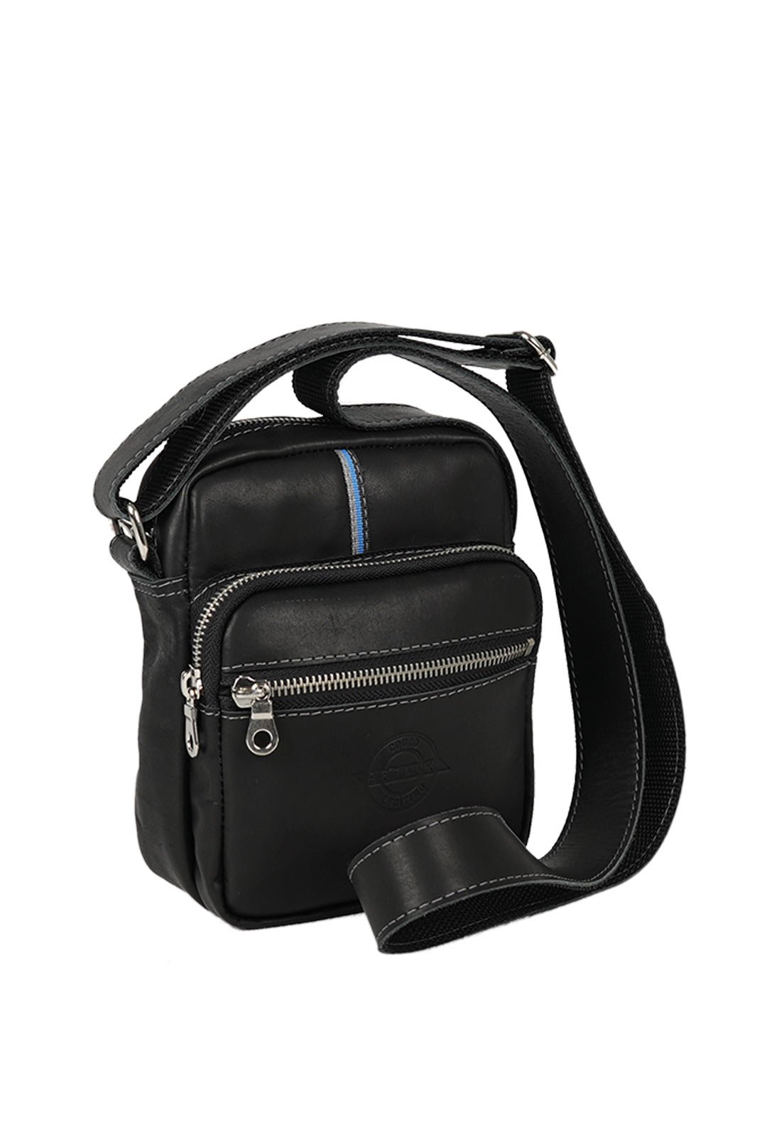Shoulder Bag em Couro Artlux 1401 Preto 1