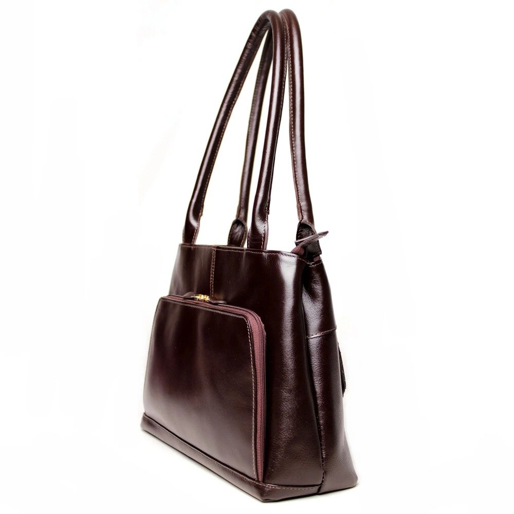 Bolsa de Ombro em Couro Artlux 7005 Café 3