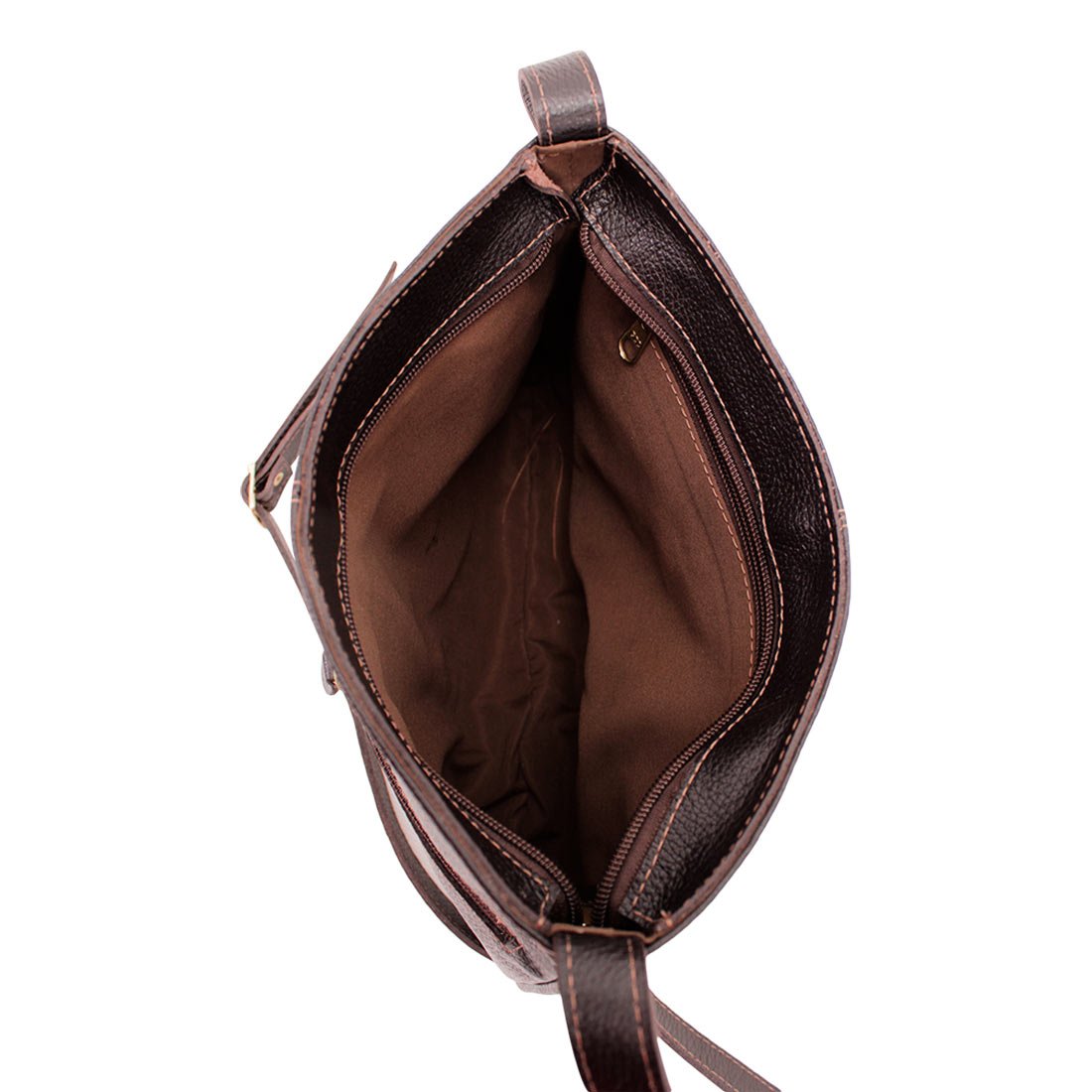 Bolsa de Couro Tiracolo Artlux 17016 Café 4