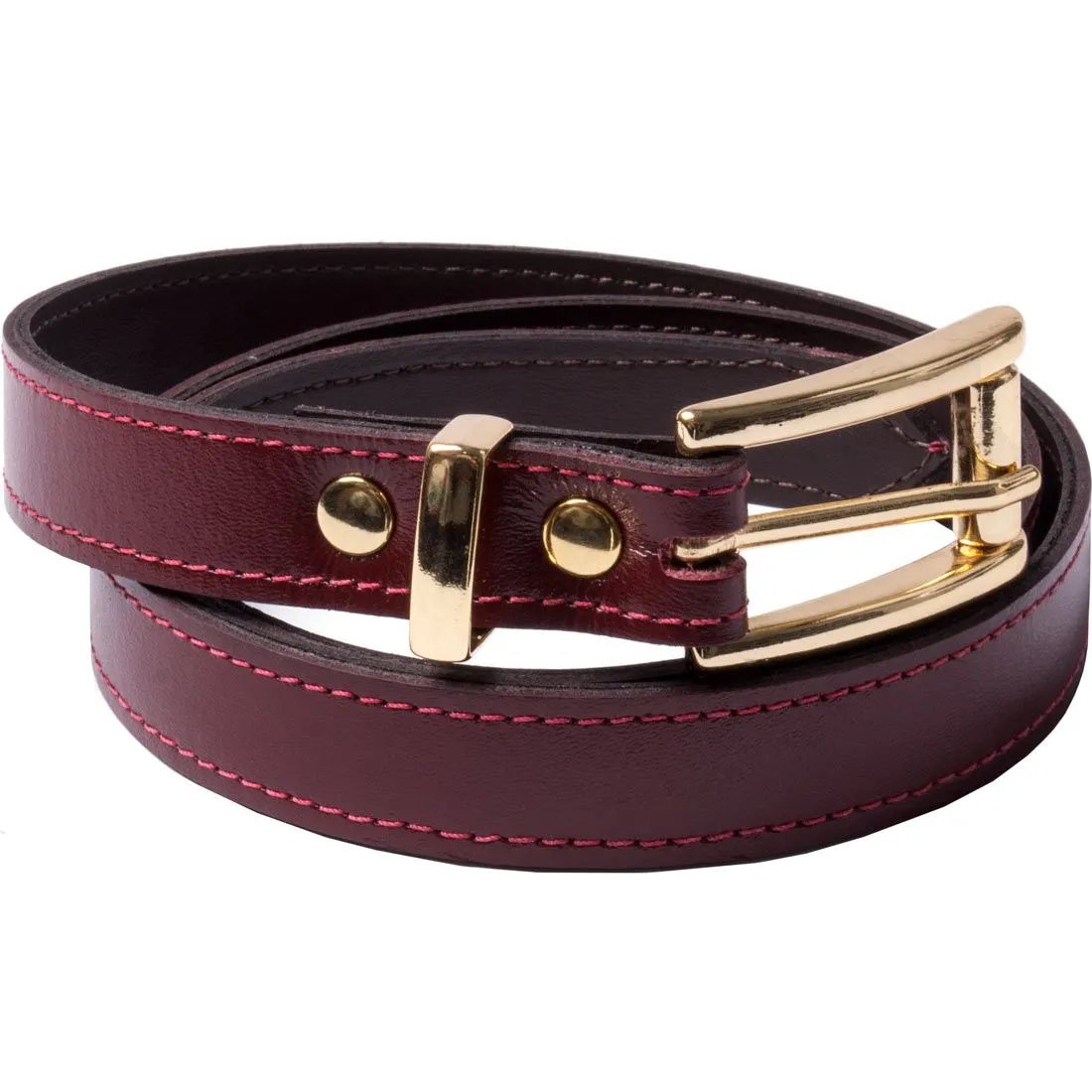 Cinto Feminino em Couro Artlux FM242 Vermelho 1