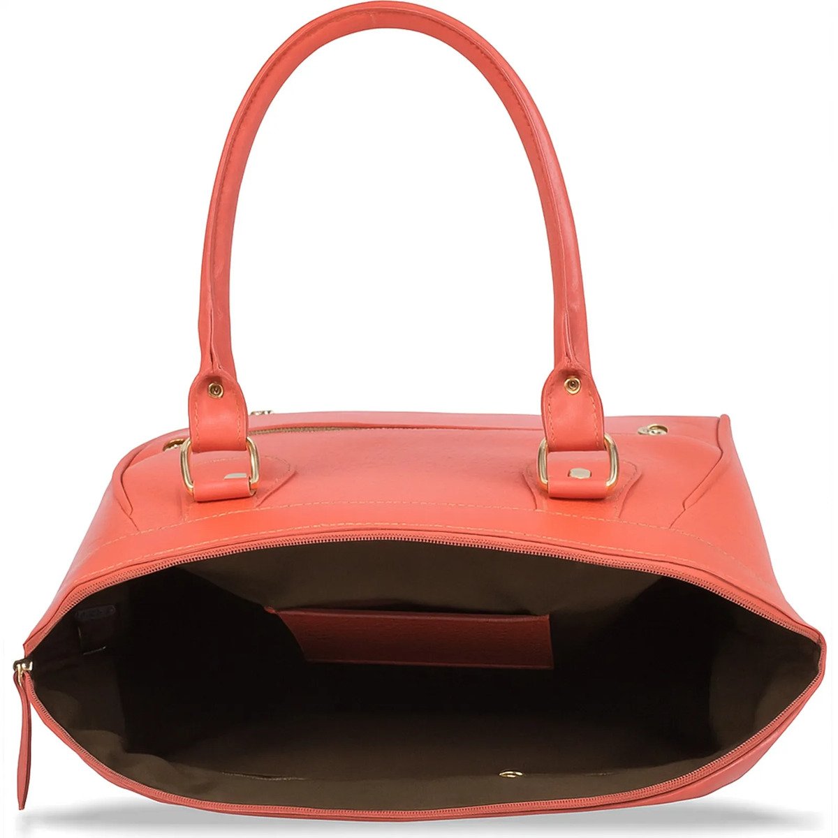 Bolsa Feminina em Couro Artlux 9031 Laranja 2