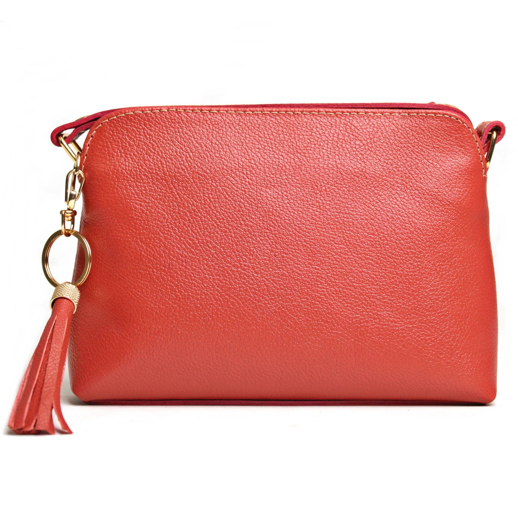 Bolsa Transversal Couro Artlux 9045 Vermelho 3