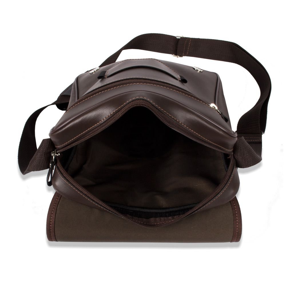 Bolsa Transversal em Bidim Artlux 91235 Marrom 4