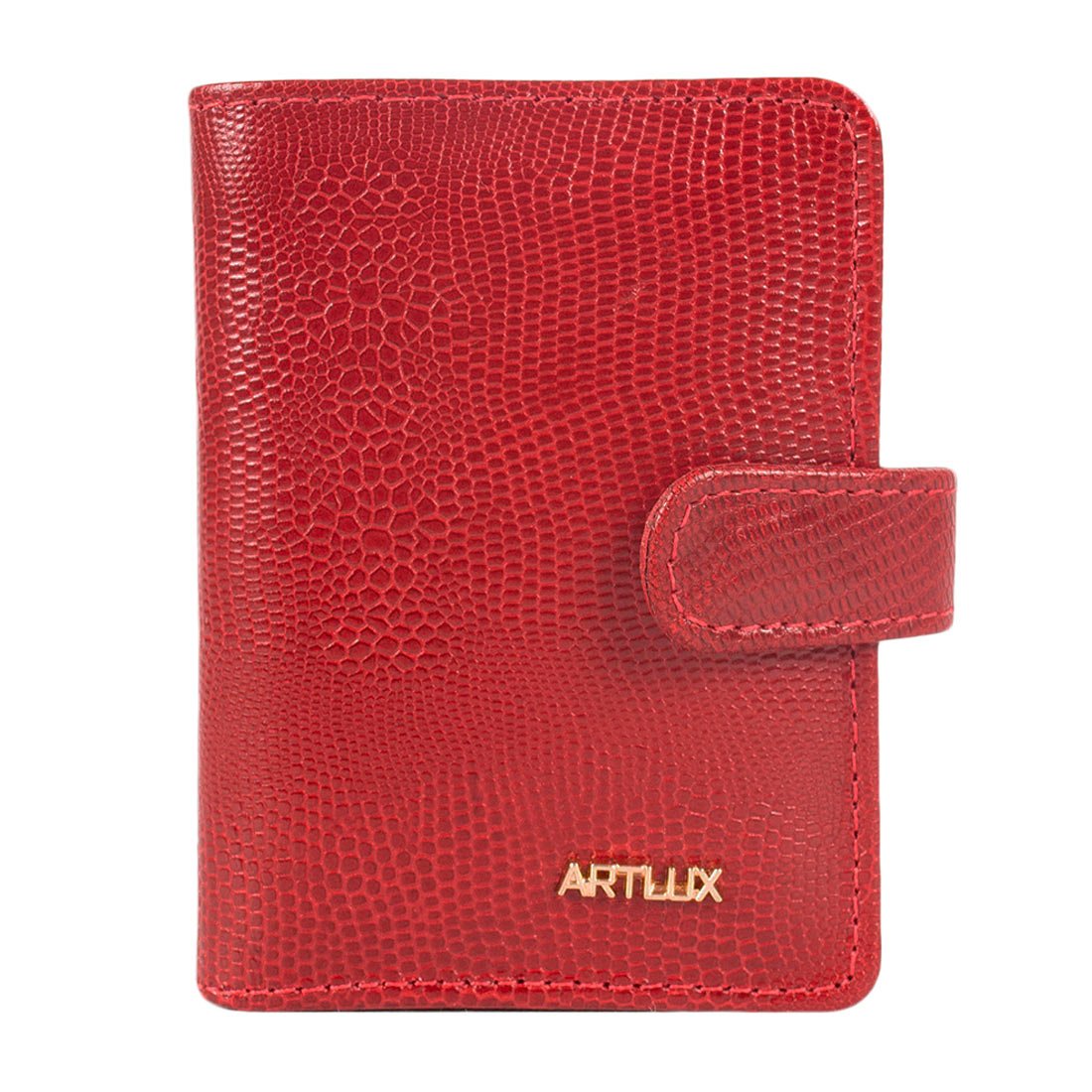 Carteira Couro Pequena Feminina Artlux 211 Vermelho 1