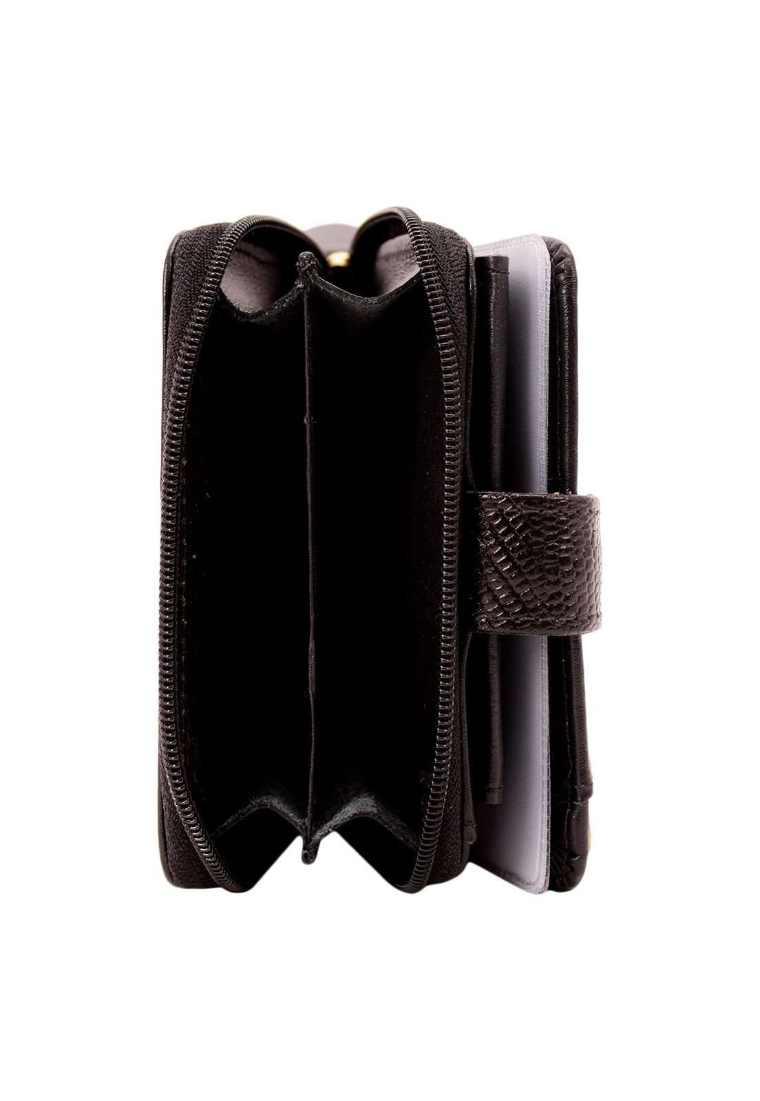 Carteira Feminina em Couro Artlux 332 Preto 6