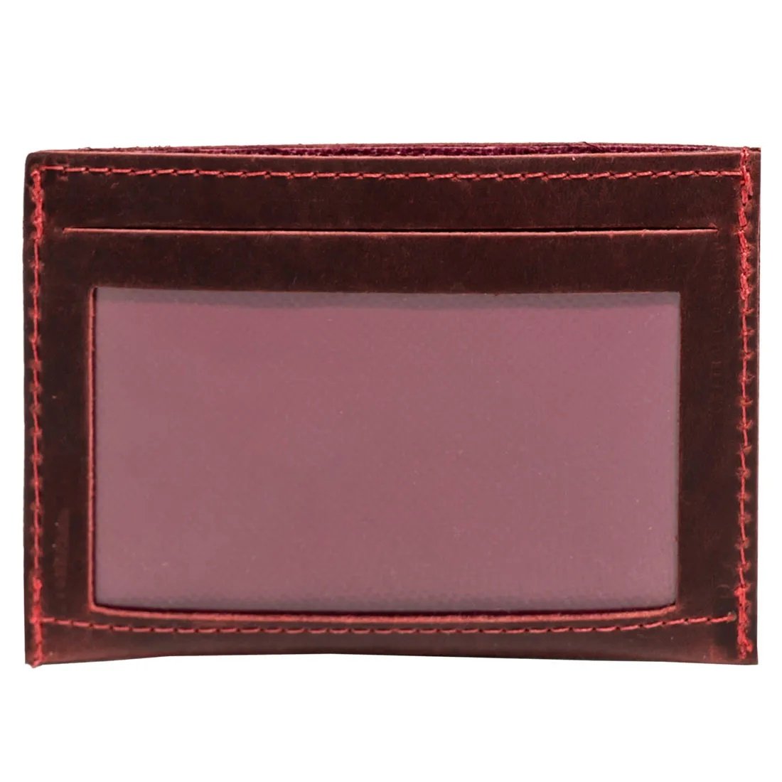 Carteira para CNH e Cartoes em Couro Artlux  962 Marrom/Vermelho 2