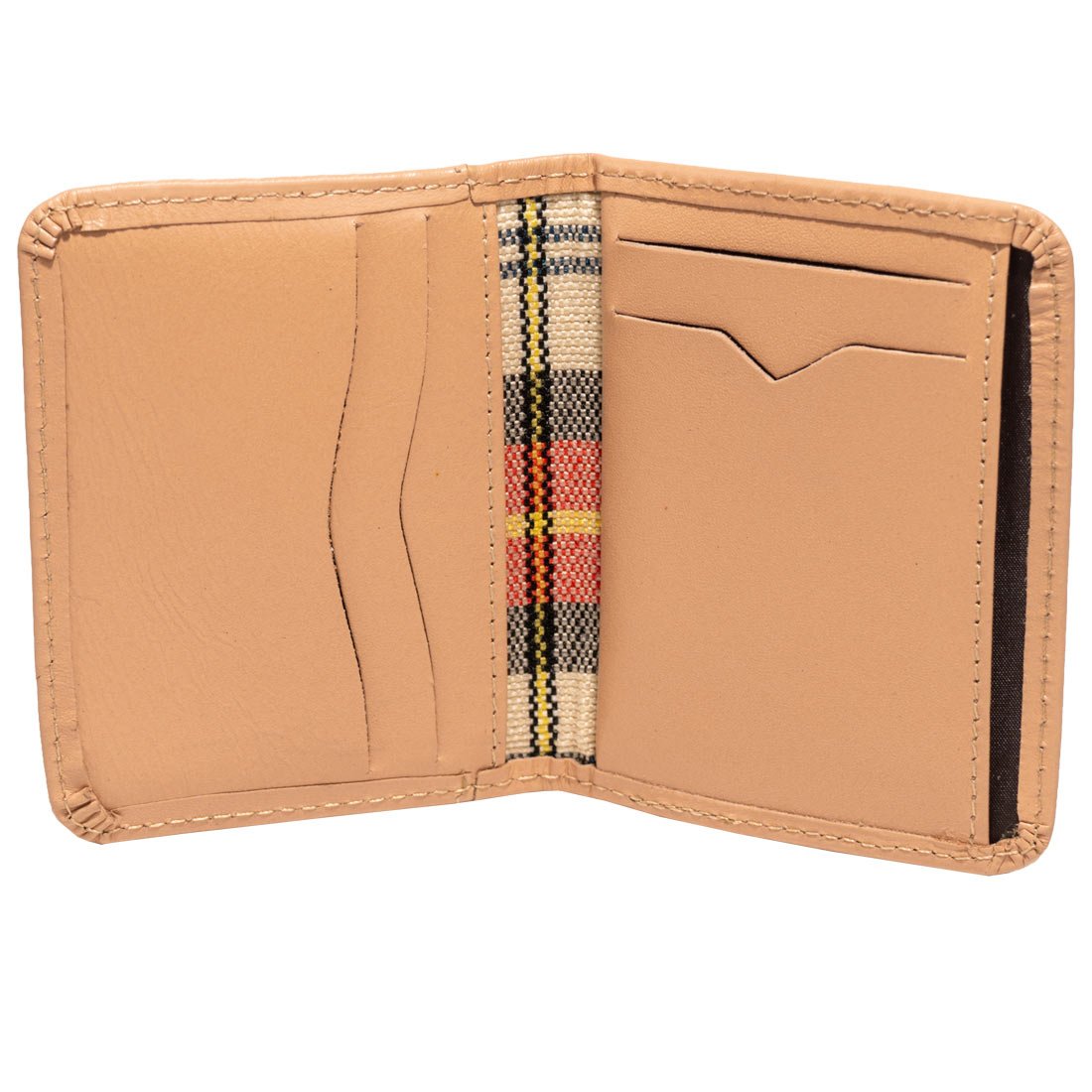 Carteira Unissex Slim em Couro Artlux 975 Bege 3