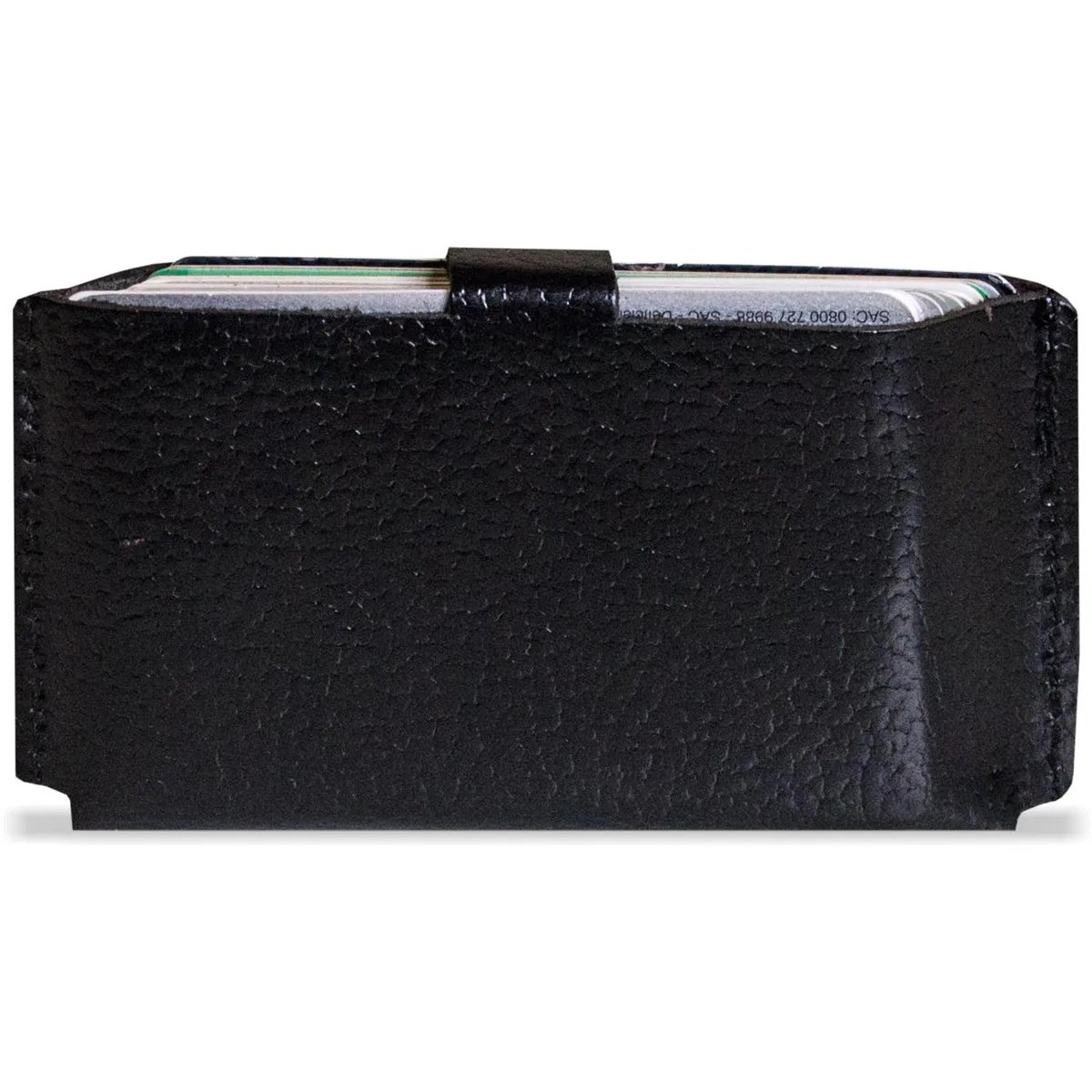 Porta Cartao em Couro Artlux 442 Preto 2