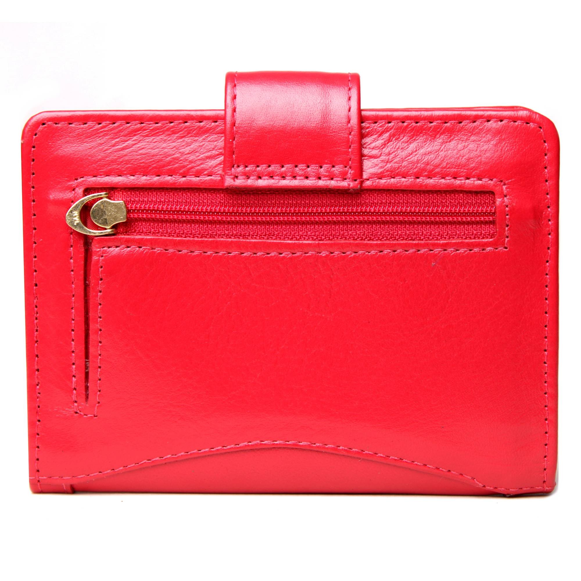Carteira Feminina em Couro Artlux 350 Vermelho 3
