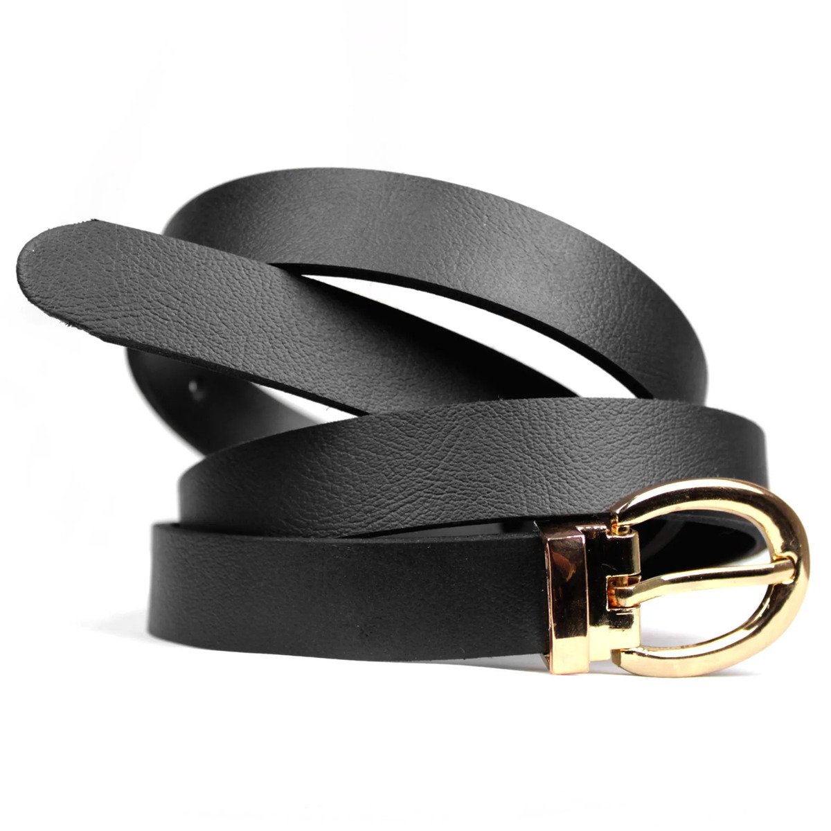 Cinto Feminino com Fivela Dourada Artlux FM001 Preto 2