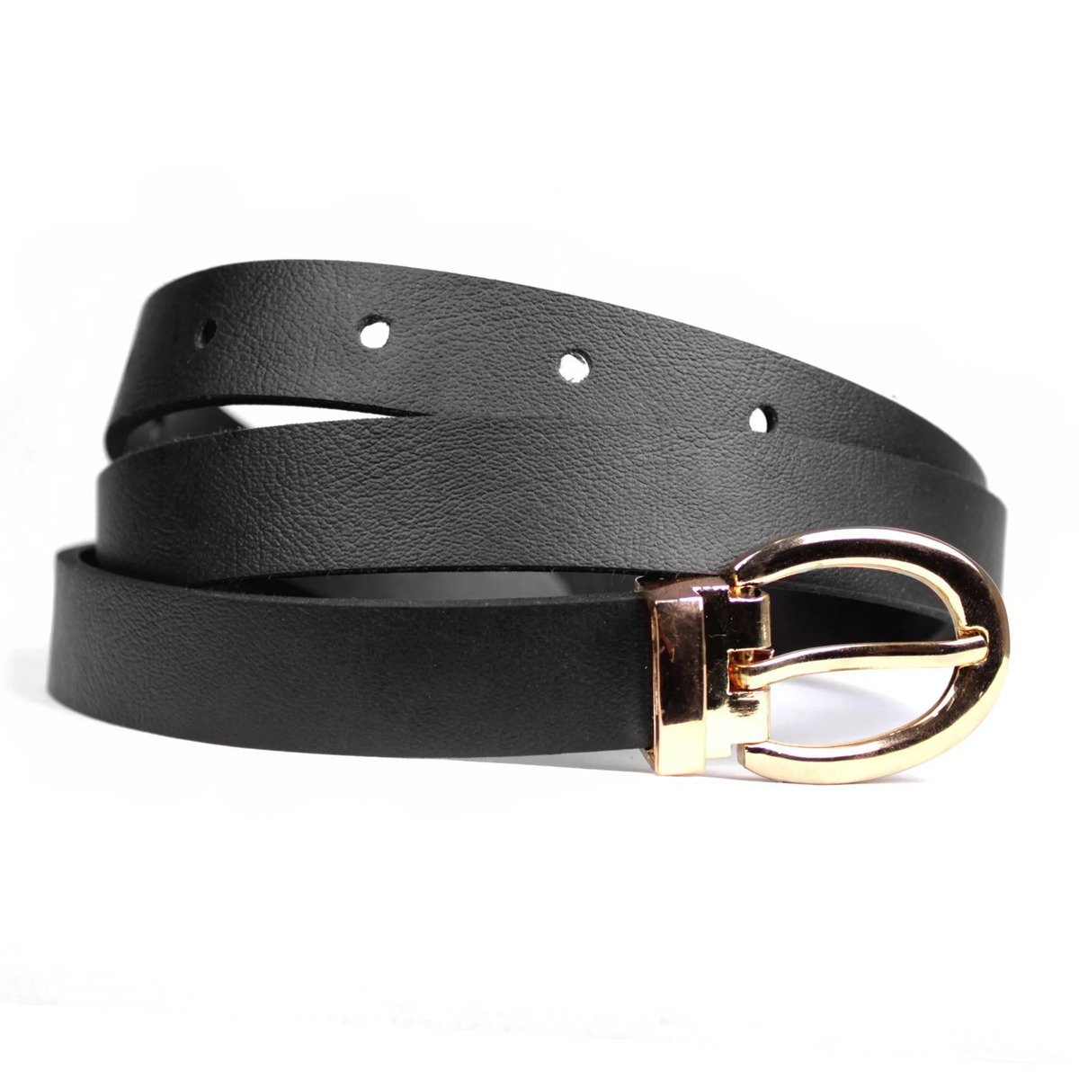 Cinto Feminino com Fivela Dourada Artlux FM001 Preto 4