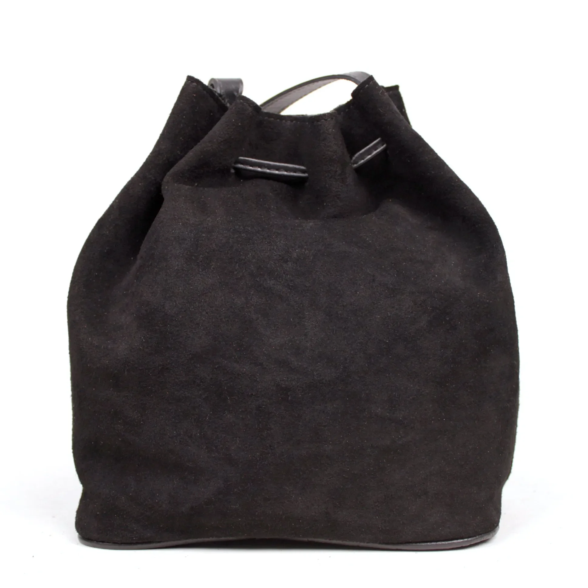 Bolsa Transversal em Couro Camurca Artlux 9069 Preto 5