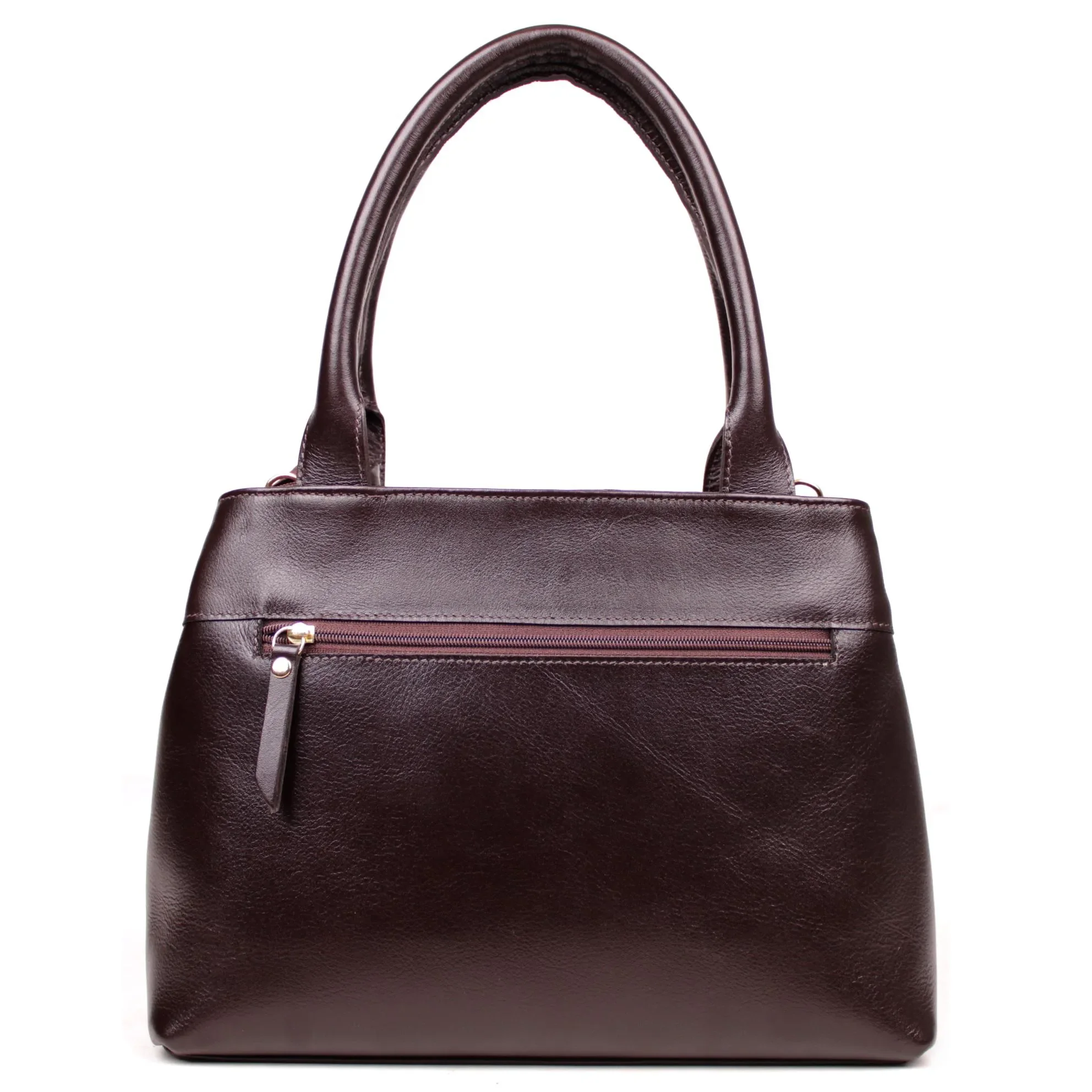 Bolsa Feminina de Ombro em Couro Artlux 9067 Café 6