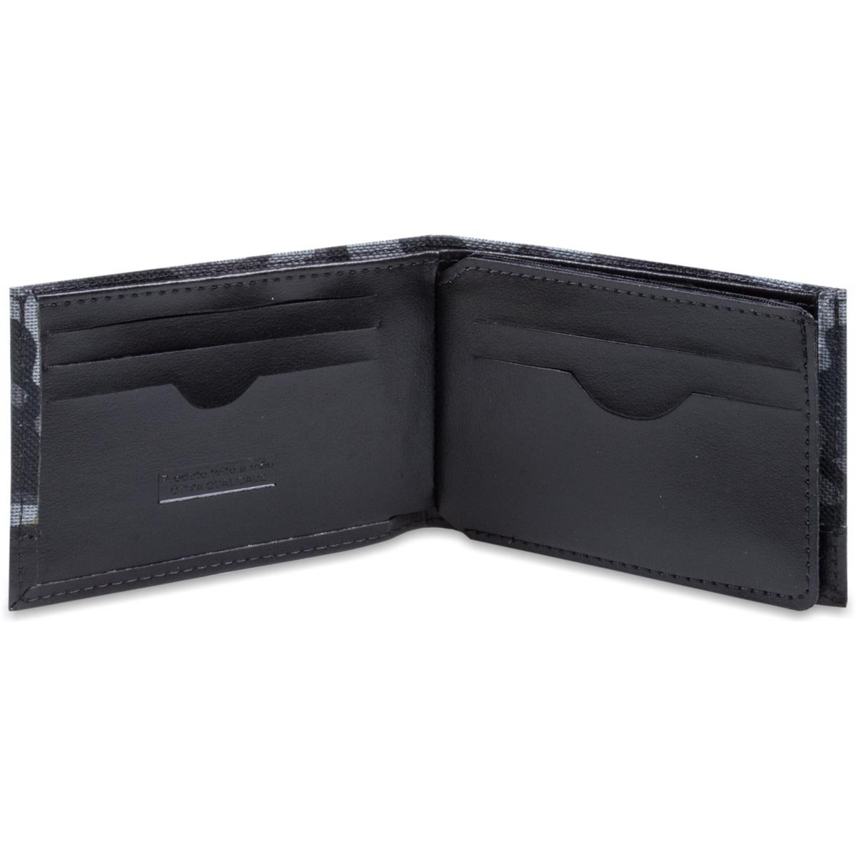 Kit Carteira + Chaveiro de Couro Artlux KN633 Preto 8