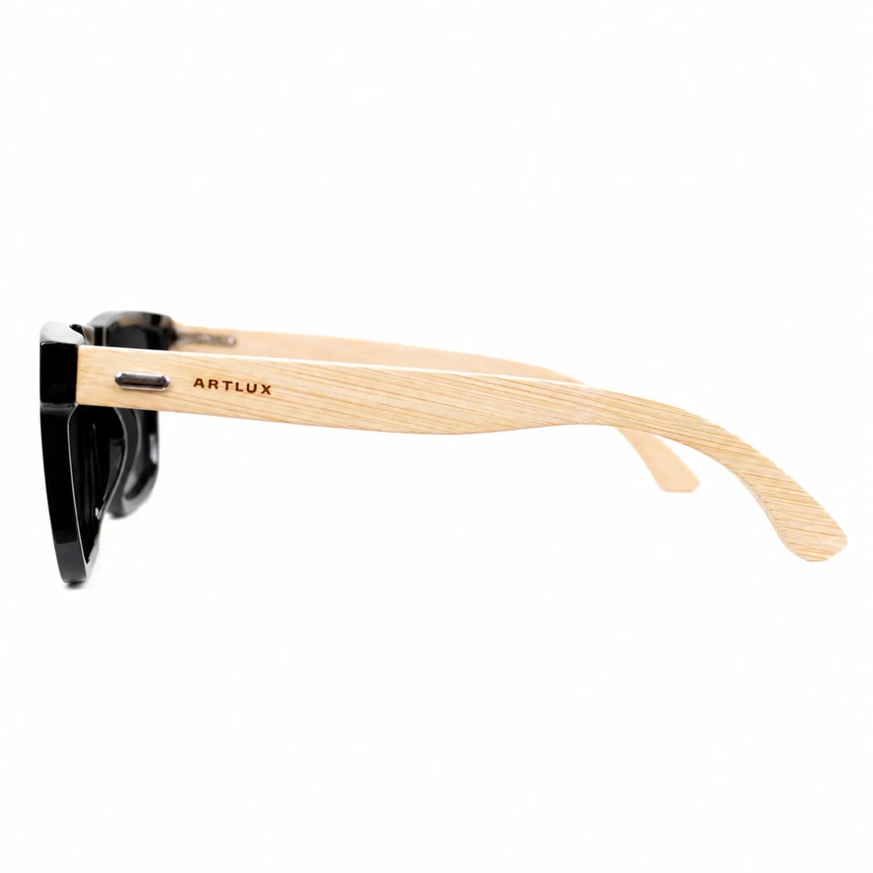 Oculos Artlux Nobuck Lente Marrom + Case Incluso UV400 Preto 3