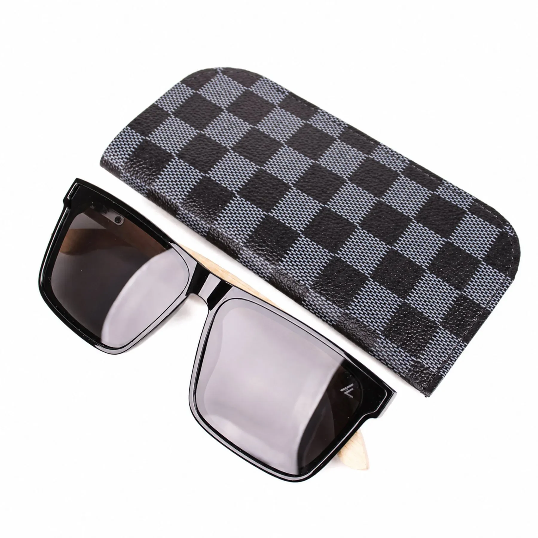 Oculos Artlux Nobuck Lente Marrom + Case Incluso UV400 Preto 4