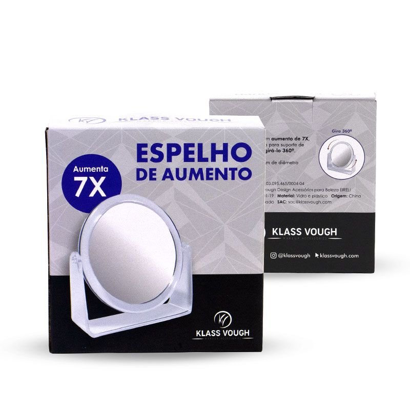Espelho de Aumento 7x Suporte Mesa - BM-2977 ÚNICO 2