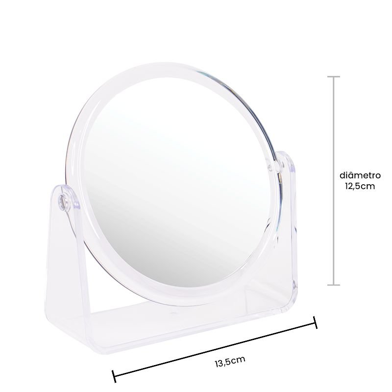 Espelho de Aumento 7x Suporte Mesa - BM-2977 ÚNICO 4