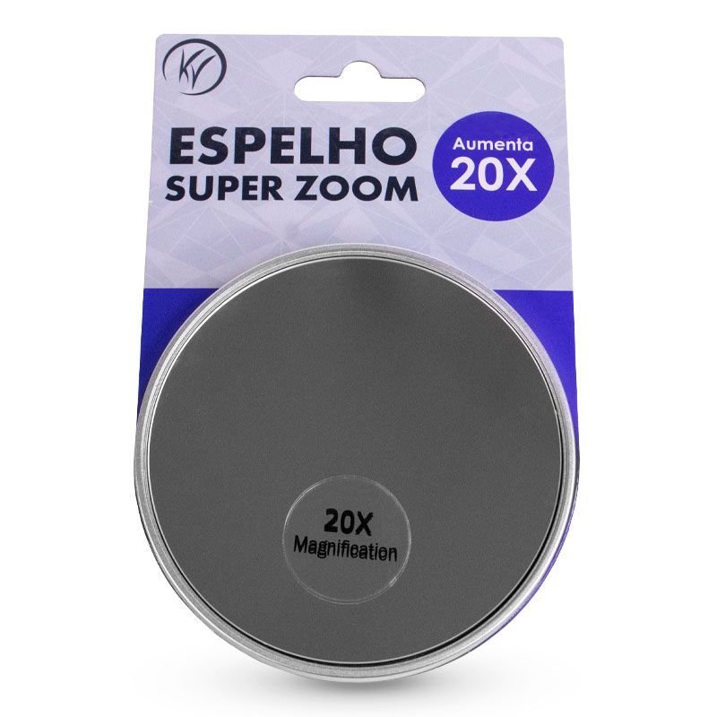Espelho Aumento 20x com Ventosa BM-2619 ÚNICO 4