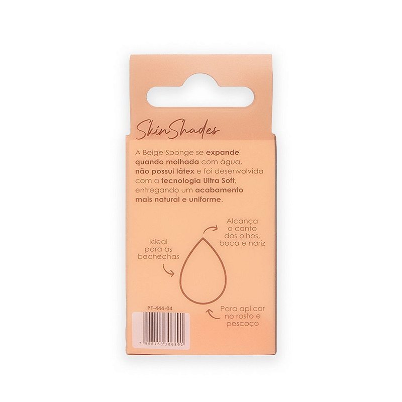 Esponja Para Base Beige Skin Shades Pf-444-04 ÚNICO 4