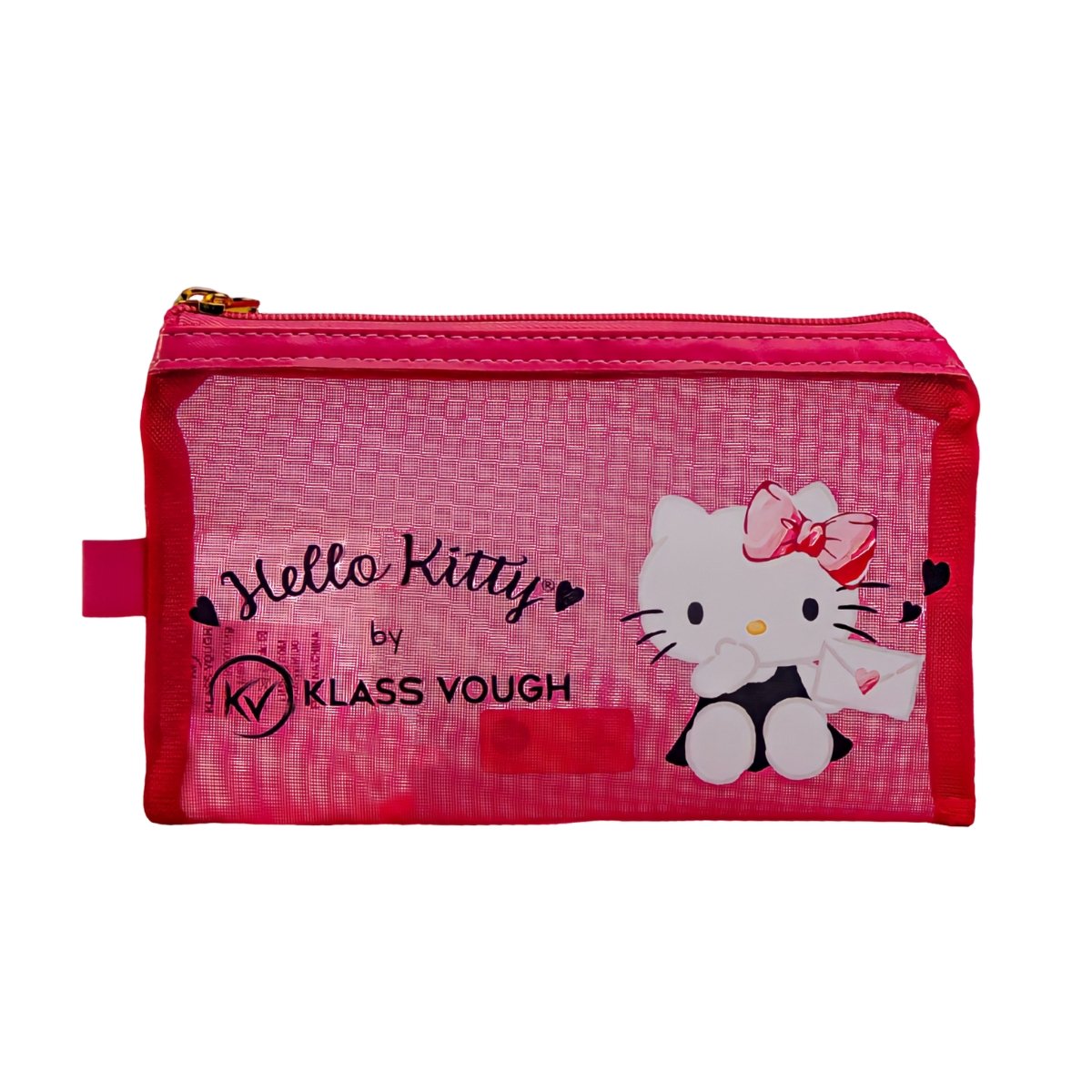 Necessaire Organizador de Acessorios Rosa Hello Kitty Klass Vough