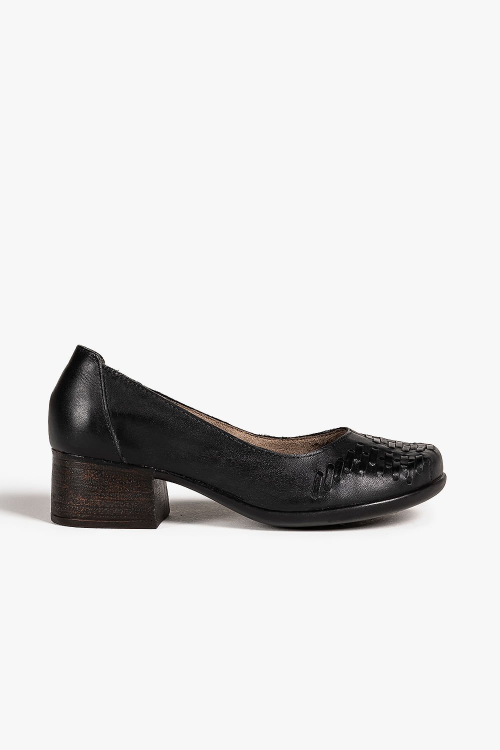Scarpin Feminino Salto Médio Mundial Grace Preto 1