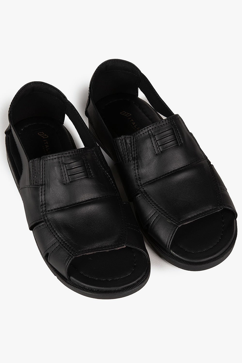 Sandália Masculina Papete Italianinho Hide Preto 2