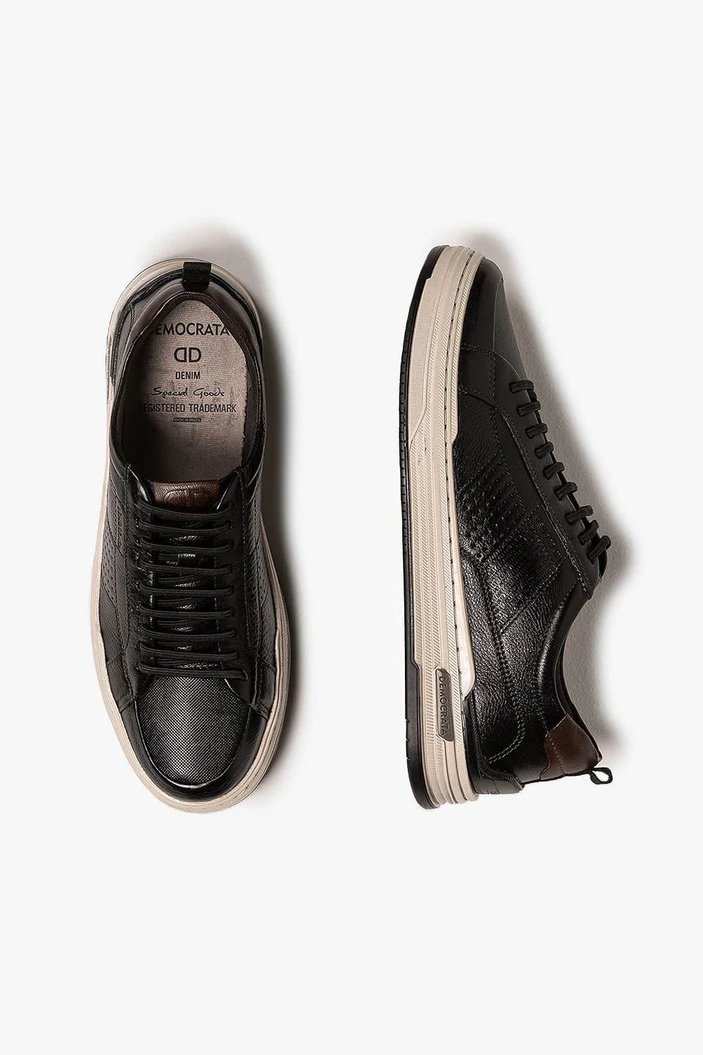 Sapatênis Masculino Democrata Denim Mike Preto 3