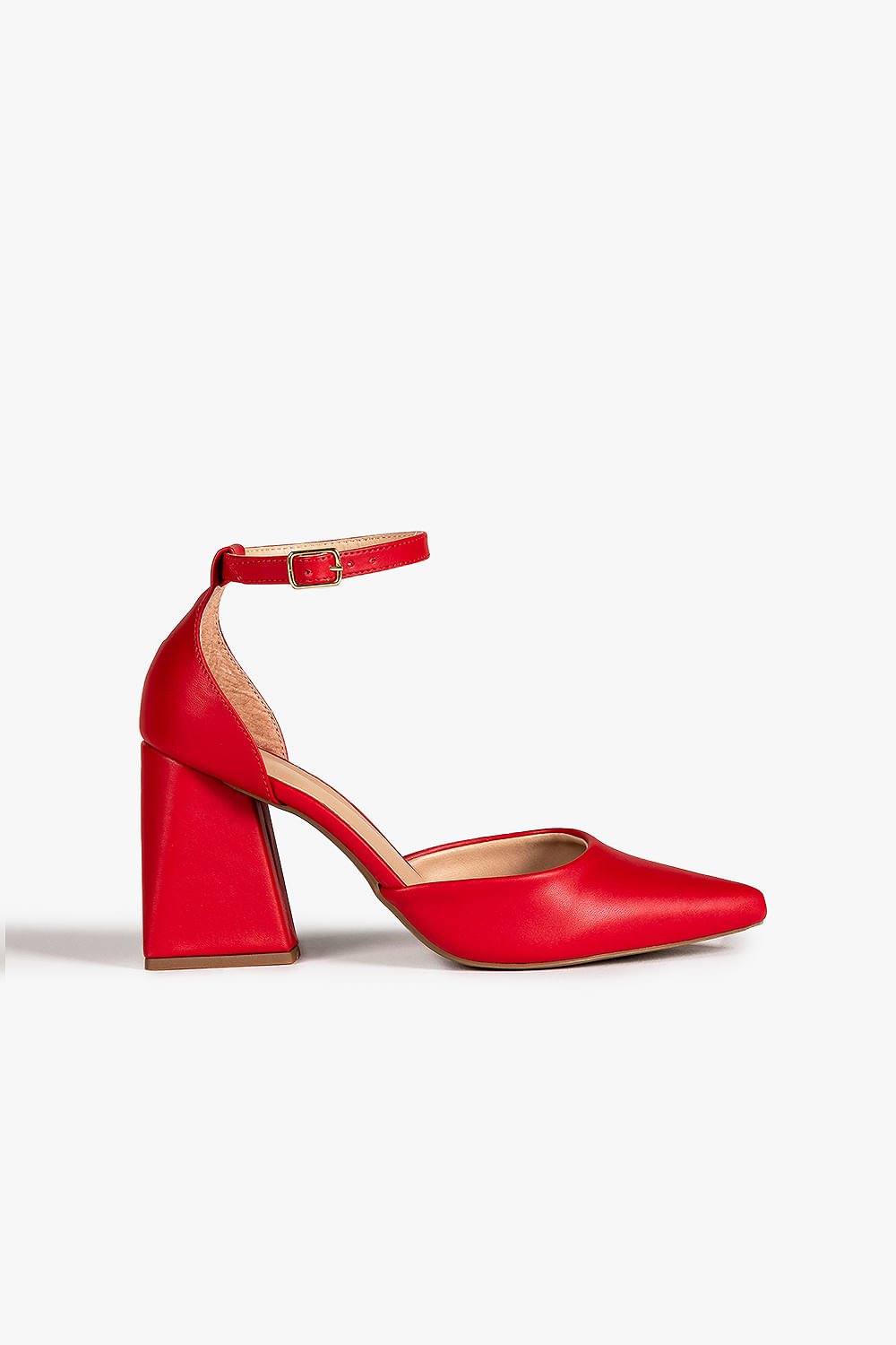 Scarpin Feminino Salto Alto Mundial Antonely Vermelho 1