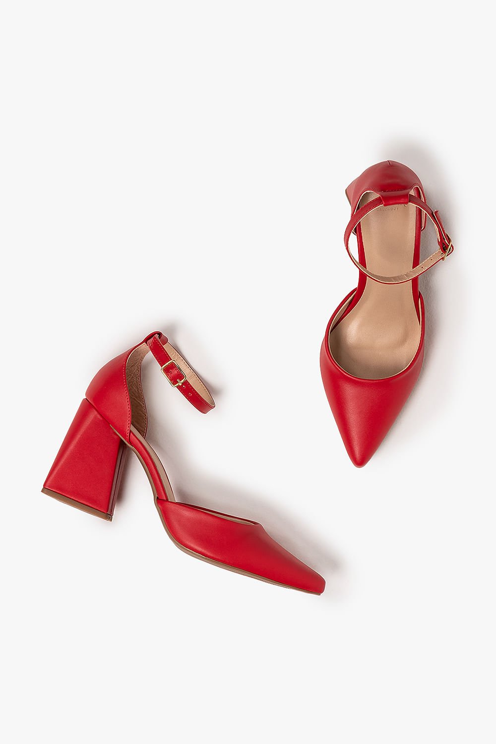 Scarpin Feminino Salto Alto Mundial Antonely Vermelho 3