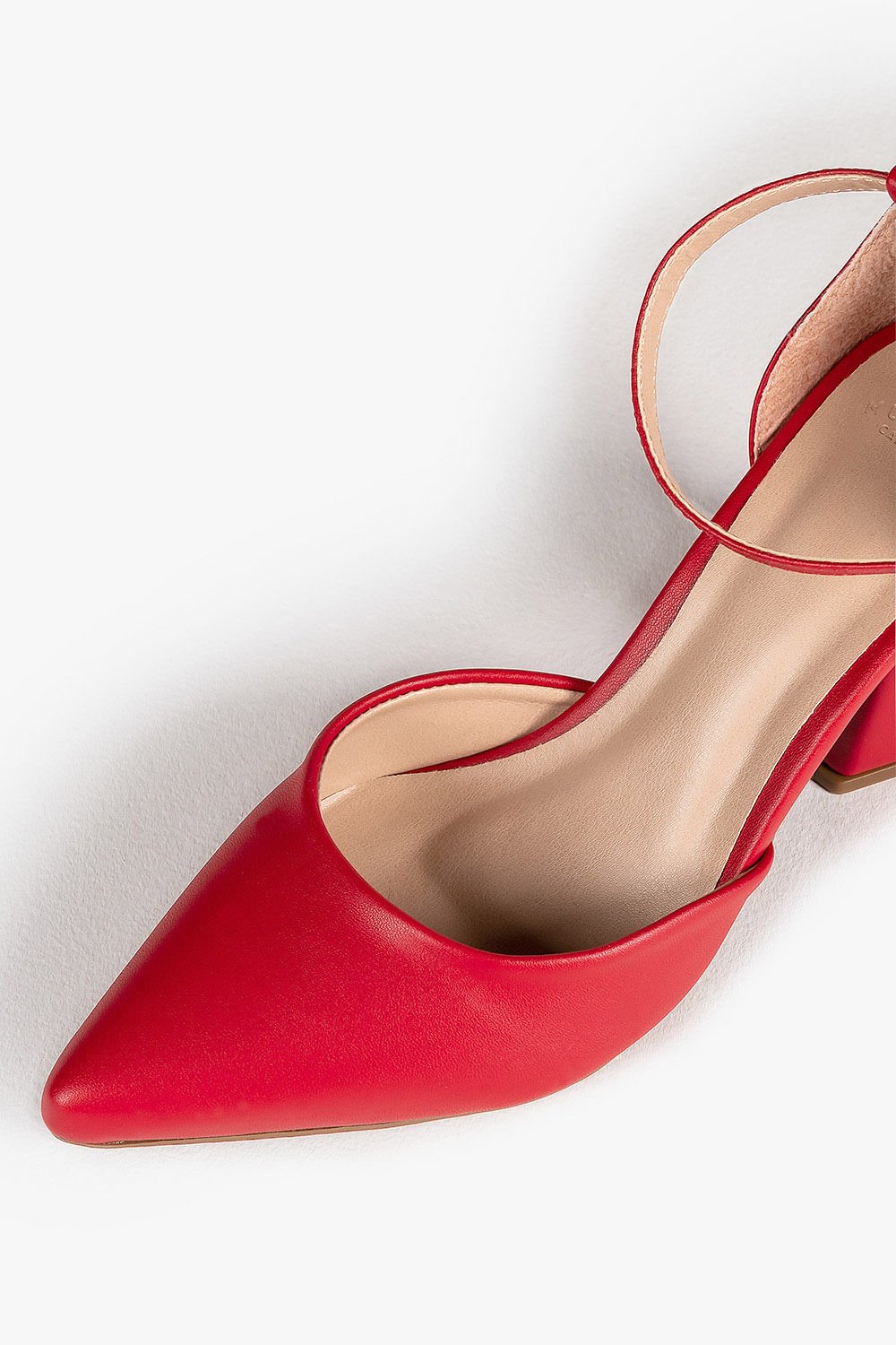 Scarpin Feminino Salto Alto Mundial Antonely Vermelho 4