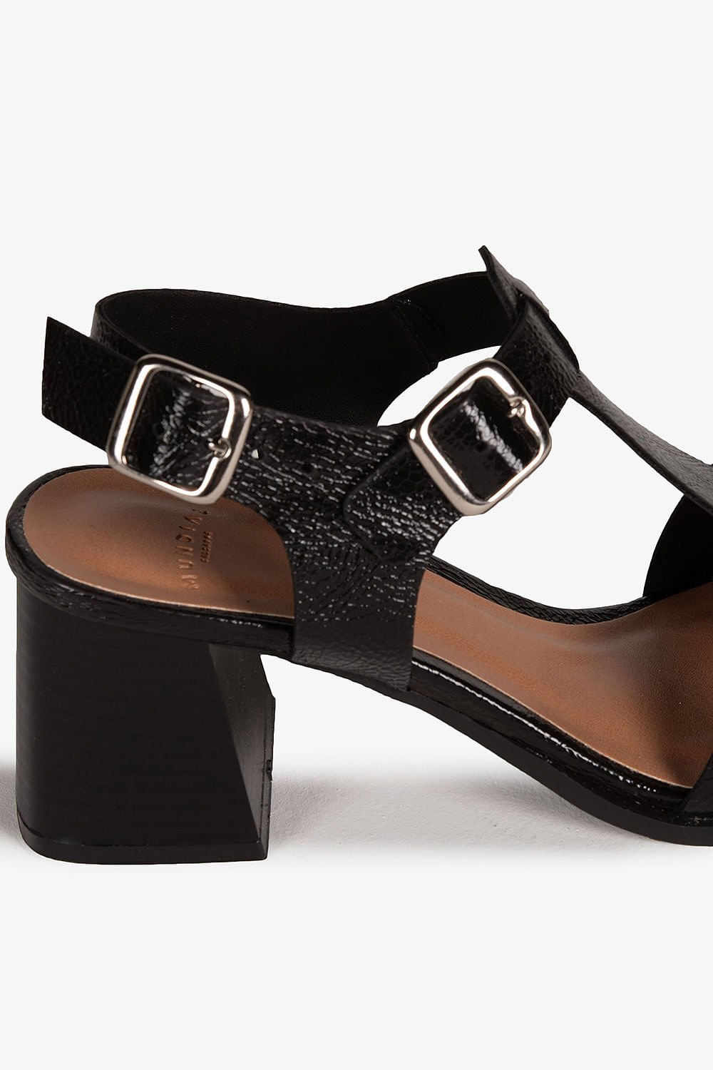 Sandália Feminina Salto Alto Mundial Vivienne Preto 2