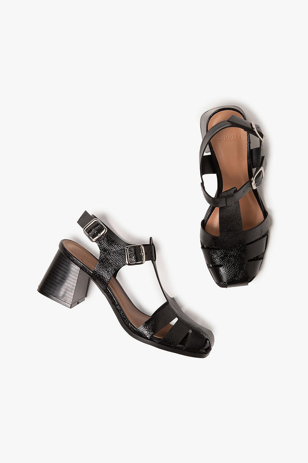 Sandália Feminina Salto Alto Mundial Vivienne Preto 3