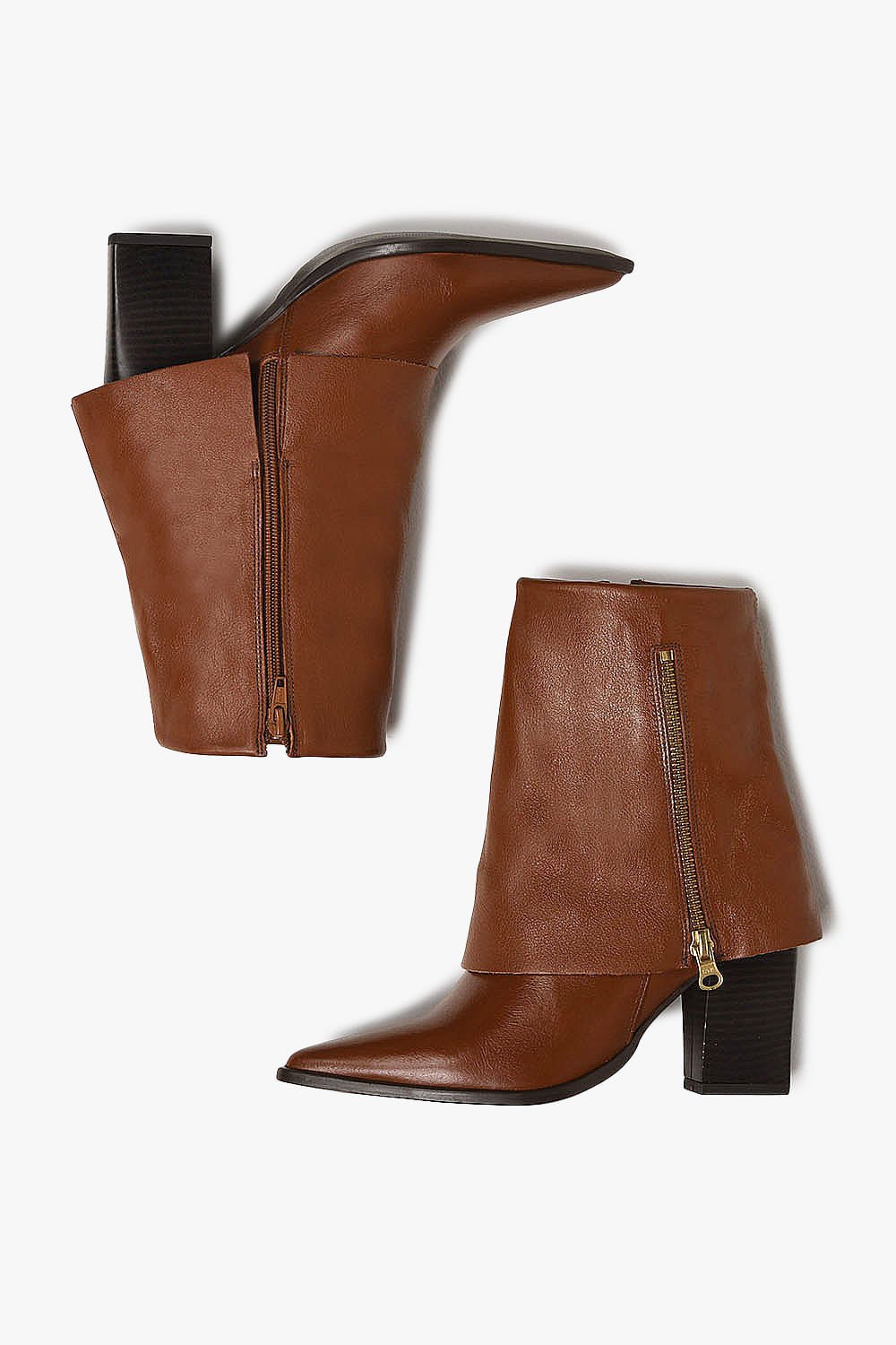 Bota Feminina Cano Médio Mundial Mayane Caramelo 3