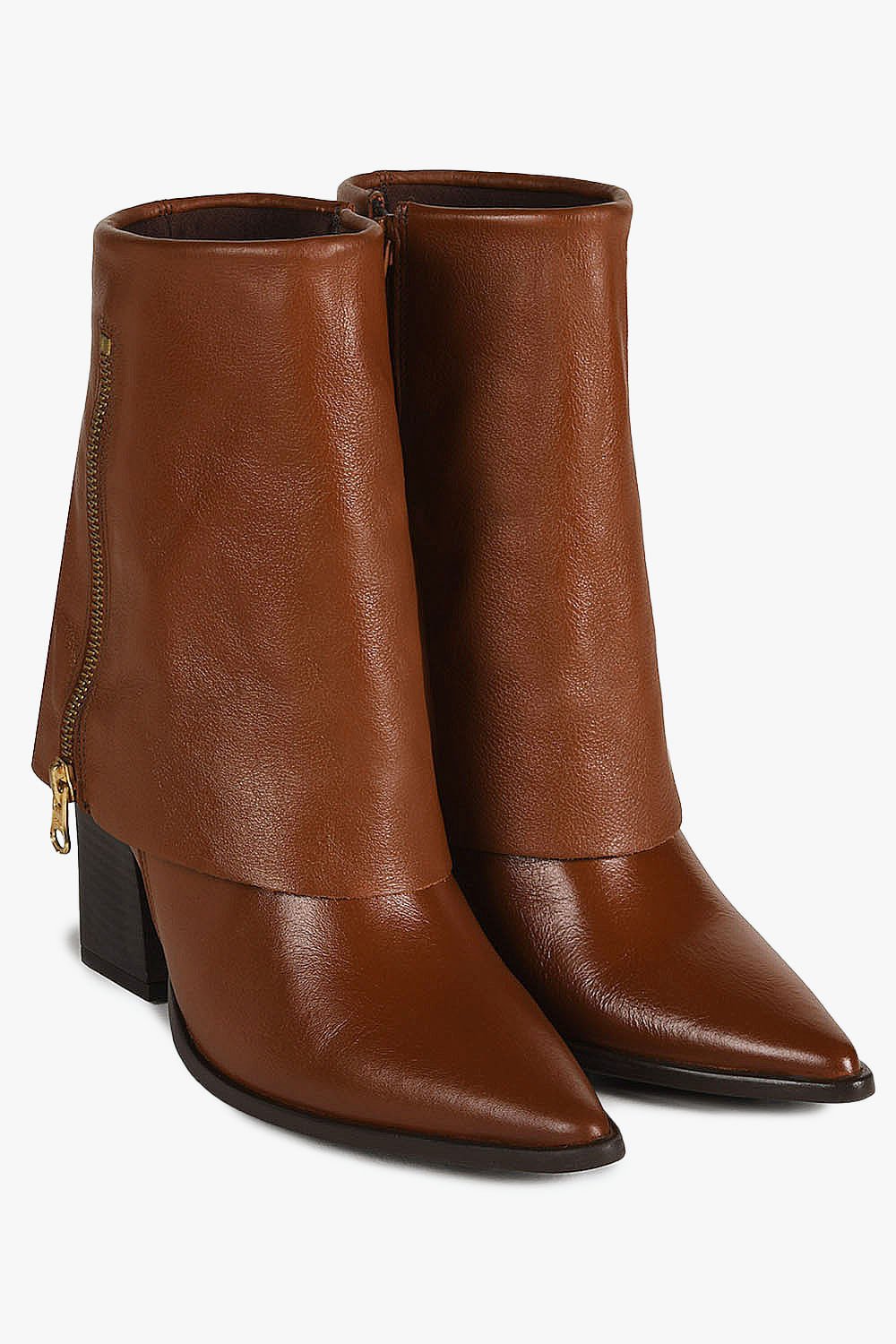 Bota Feminina Cano Médio Mundial Mayane Caramelo 4