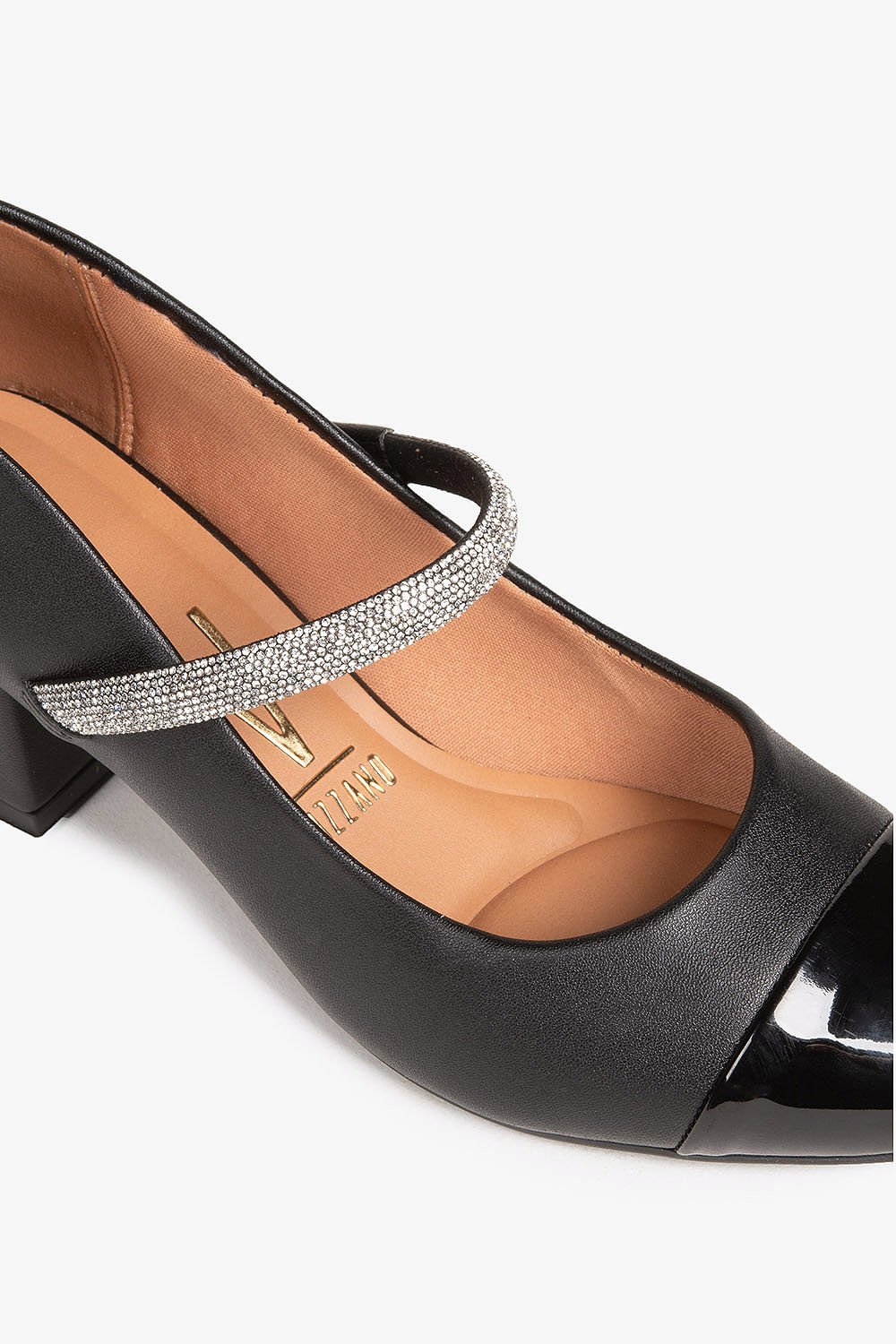 Sapato Feminino De Boneca Salto Médio Vizzano Briana Preto 2