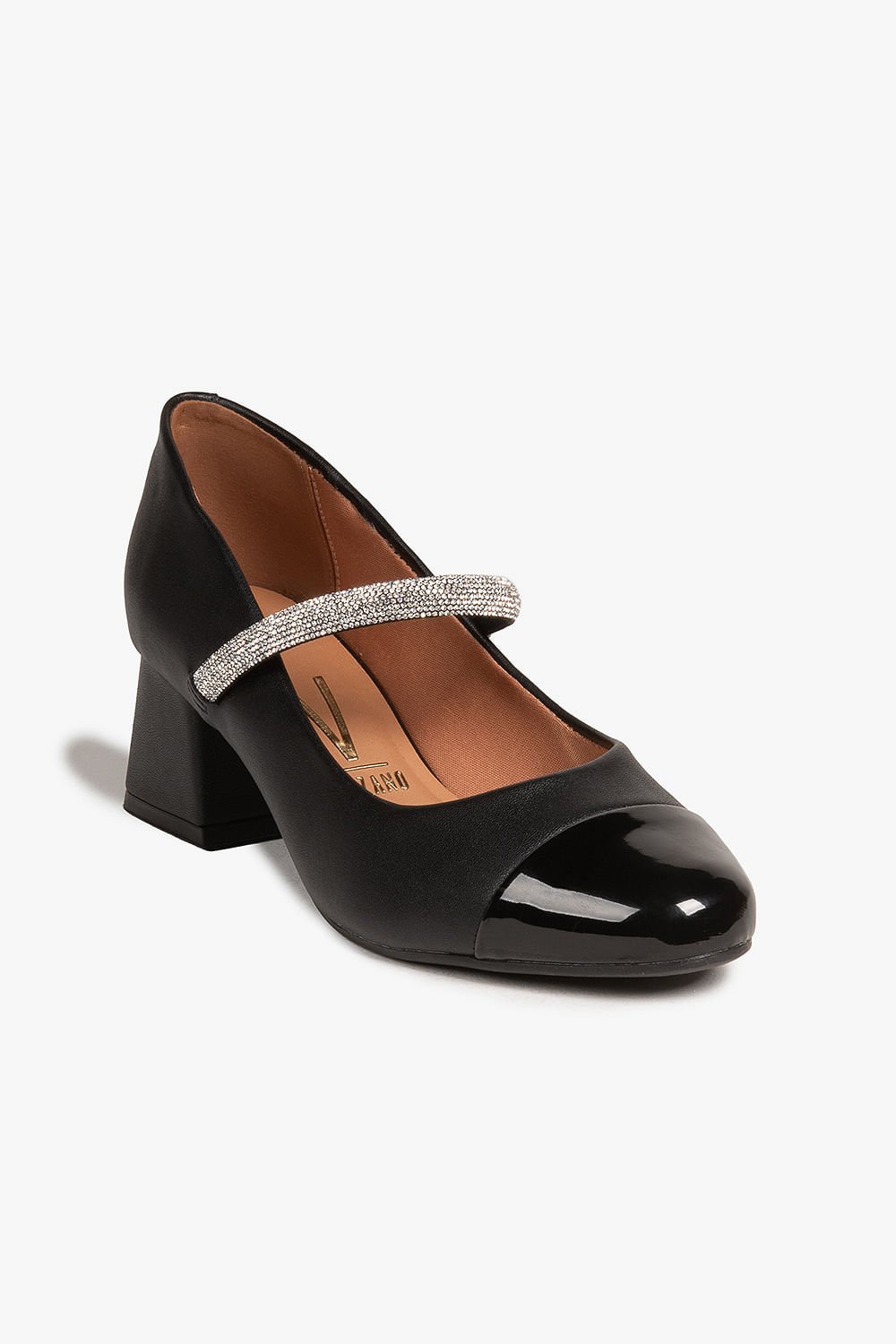 Sapato Feminino De Boneca Salto Médio Vizzano Briana Preto 4